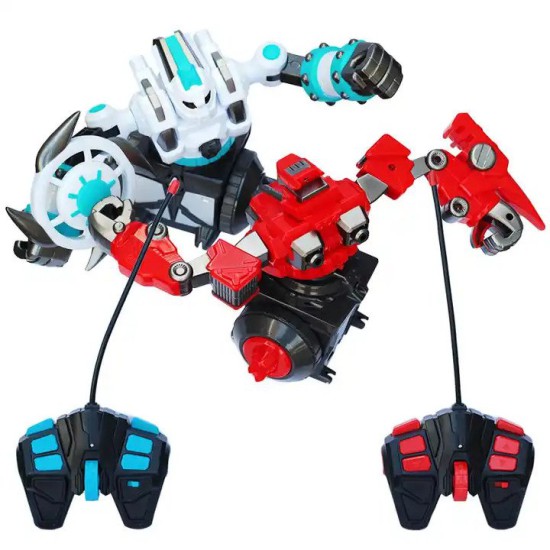 مجموعه 2 عددی ربات اسباب بازی جنگجو مدل 4302