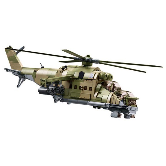 ساختنی Sluban مدل هلیکوپتر MI-24S کد M38-B1137